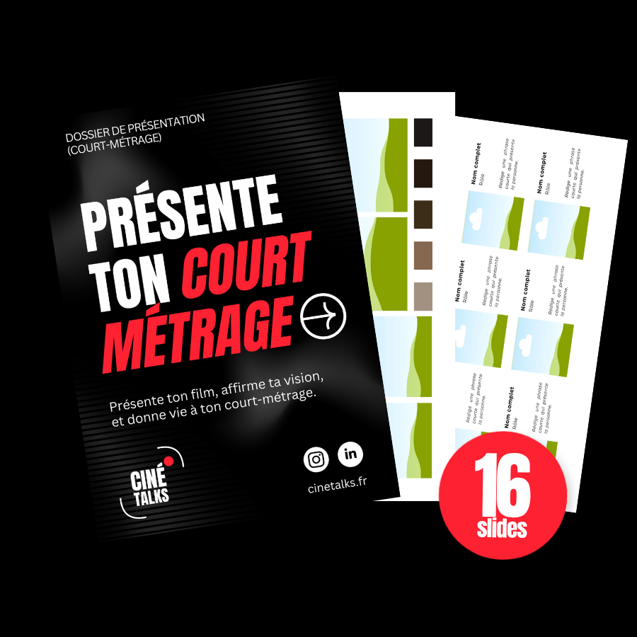 dossier presentation court metrage pitch deck modele